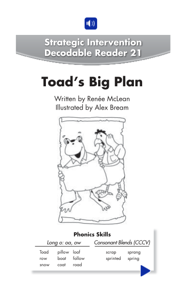 G1_SIDR_21 Toads Big Plan